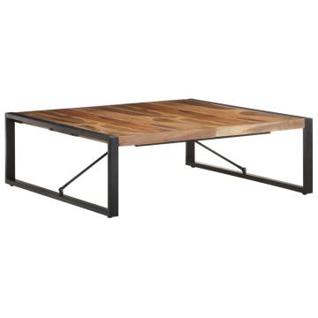 Coffee Table 120x120x40 cm Solid Wood with Sheesham Finish