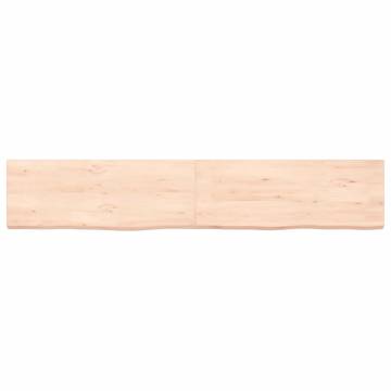 Bathroom Countertop 160x30x(2-4) cm Untreated Solid Wood