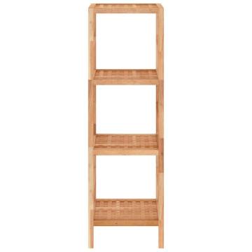 Bathroom Shelf 35.5x35.5x112.5 cm Solid Wood Walnut