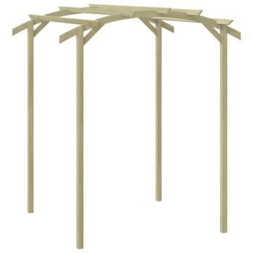 Garden Pergola Impregnated Pinewood 180x197x210 cm