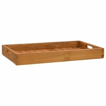 Serving Tray 60x35 cm Solid Teak Wood