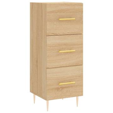 Highboard Sonoma Oak 34.5x34x180 cm Engineered Wood