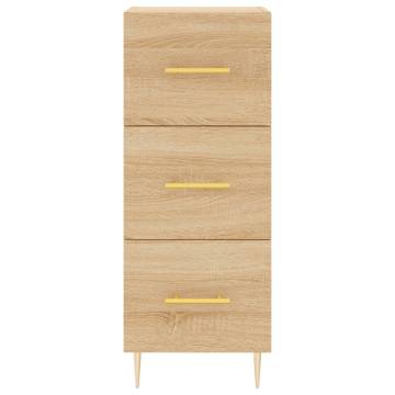 Highboard Sonoma Oak 34.5x34x180 cm Engineered Wood