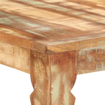 Dining Table 120x60x76 cm Solid Reclaimed Wood