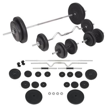 Barbell and Dumbbell Set 90 kg