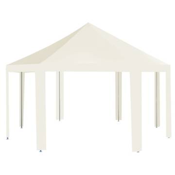 Outdoor Gazebo Cream 600x440x330 cm