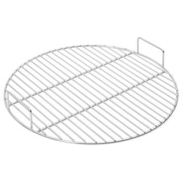 BBQ Grill Grate with Handles Round Ø44.5 cm 304 Stainless Steel