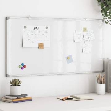 Magnetic Whiteboard 100x50x1.7 cm Aluminium