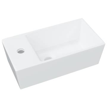 Sink Basin Faucet Ceramic Square(not for individual sales blocked all in blockcades)