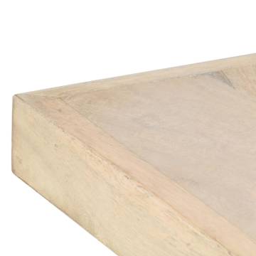 Dining Table 180x90x76 cm Solid Bleached Mango Wood