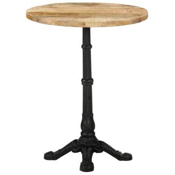 Bistro Table Ø60x76 cm Rough Mango Wood