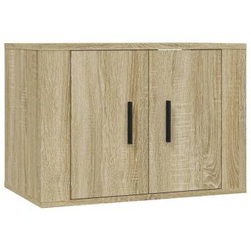 2 Piece TV Cabinet Set Sonoma Oak Engineered Wood