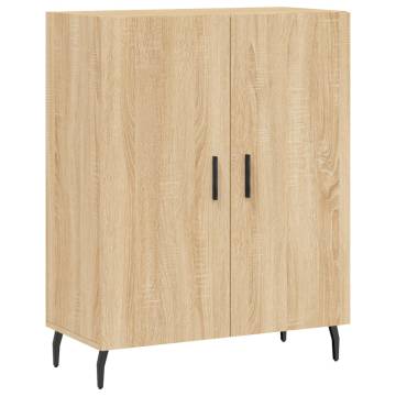 Highboard Sonoma Oak 69.5x34x180 cm Engineered Wood