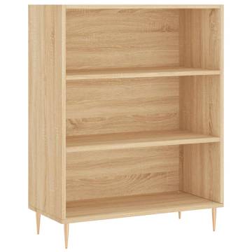 Highboard Sonoma Oak 69.5x34x180 cm Engineered Wood