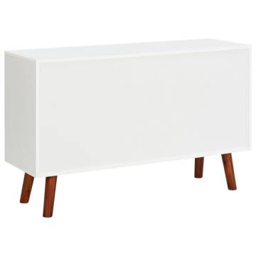 Sideboard 110x35x70 cm Solid Acacia Wood and MDF