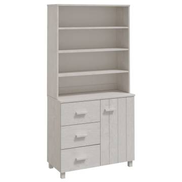 Highboard HAMAR Solid Wood Pine White