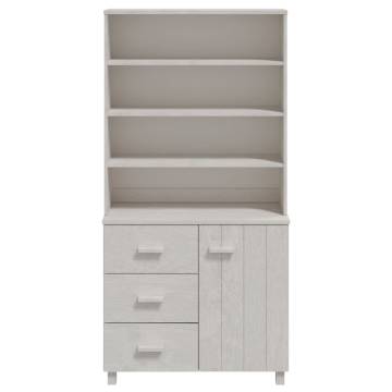 Highboard HAMAR Solid Wood Pine White