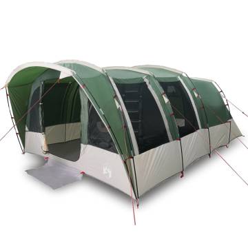 Family Tent Tunnel 8-Person Green Waterproof