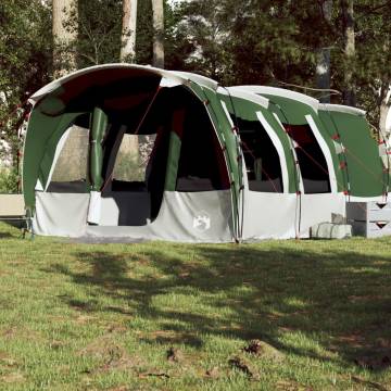 Family Tent Tunnel 8-Person Green Waterproof