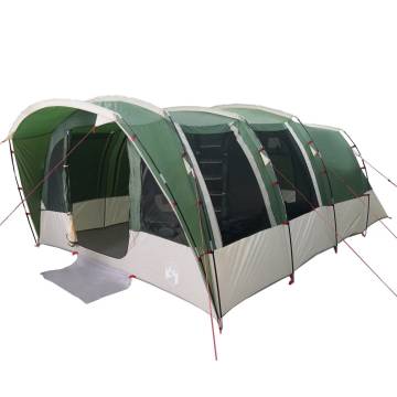 Family Tent Tunnel 8-Person Green Waterproof