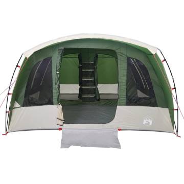 Family Tent Tunnel 8-Person Green Waterproof