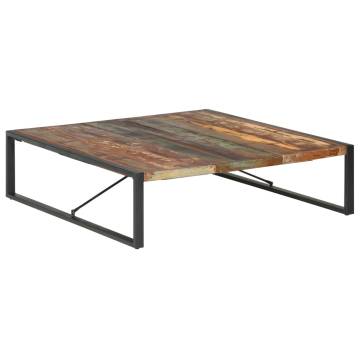 Coffee Table 140x140x40 cm Solid Reclaimed Wood