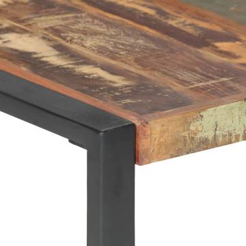 Coffee Table 140x140x40 cm Solid Reclaimed Wood