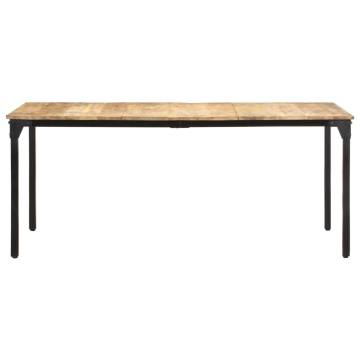 Dining Table 180x90x76 cm Rough Mango Wood