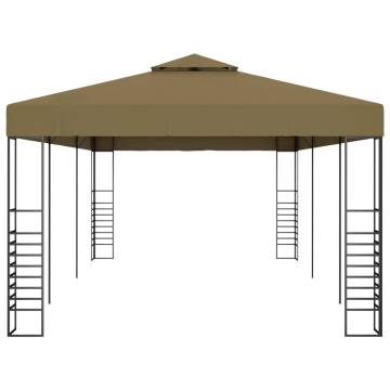 Garden Gazebo 6x3x2.7 m Taupe 180 gm²