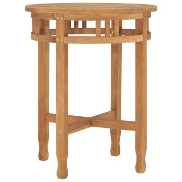 Bistro Table Ø60x75.5 cm Solid Teak Wood