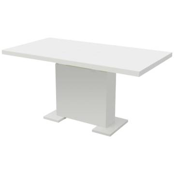 Extendable Dining Table High Gloss White