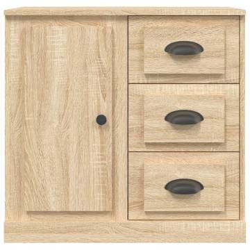 Sideboard Sonoma Oak 70x35.5x67.5 cm Engineered Wood