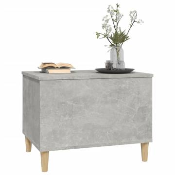 Coffee Table Concrete Grey 60x44.5x45 cm Engineered Wood