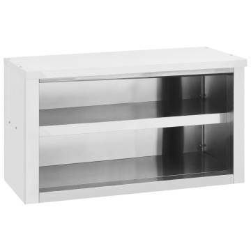 Kitchen Wall Cabinet 90x40x50 cm Stainless Steel