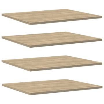 Bookshelf Boards 8 pcs Sonoma Oak 60x50x1.5 cm Engineered Wood