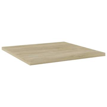 Bookshelf Boards 8 pcs Sonoma Oak 40x40x1.5 cm Engineered Wood