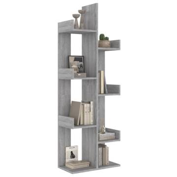 Book Cabinet 48x25.5x140 cm Grey Sonoma Engineered Wood