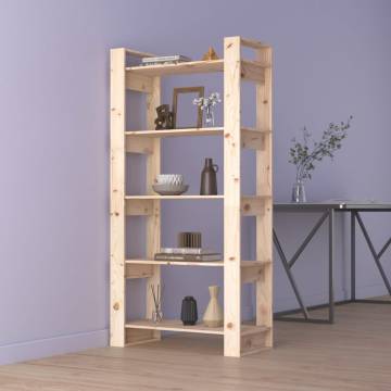 Book CabinetRoom Divider 80x35x160 cm Solid Wood