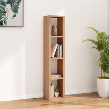 Book Cabinet 35x30x168 cm Solid Wood Teak