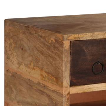 Sideboard Solid Mango Wood 100x30x130 cm