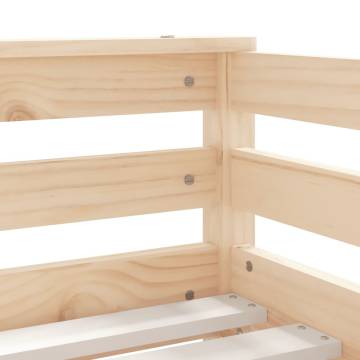 Kids Bed Frame with Drawers 70x140 cm Solid Wood Pine