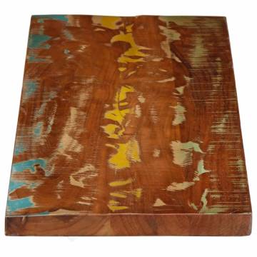 Table Top 110x40x2.5 cm Rectangular Solid Wood Reclaimed