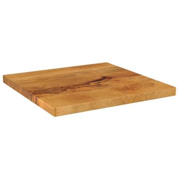 Table Top 60x60x3.8 cm Square Solid Wood Mango