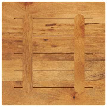 Table Top 60x60x3.8 cm Square Solid Wood Mango