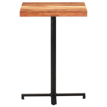 Bar Table Square 60x60x110 cm Solid Acacia Wood