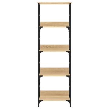 Bookshelf Sonoma Oak 50x33x153 cm Engineered Wood