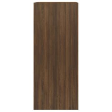 Book CabinetRoom Divider Brown Oak 40x30x72 cm