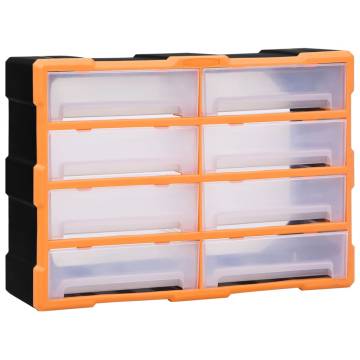 Multi-drawer Organiser with 8 Big Drawers 52x16x37 cm