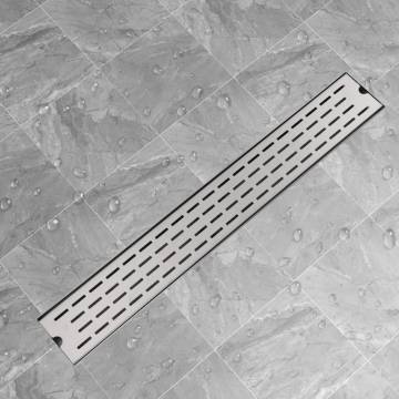 Linear Shower Drain Line 830x140 mm Stainless Steel