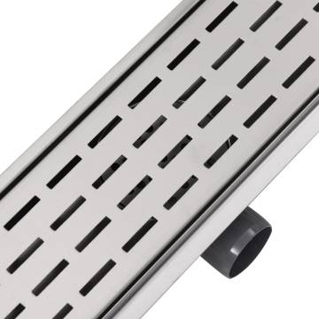 Linear Shower Drain Line 830x140 mm Stainless Steel